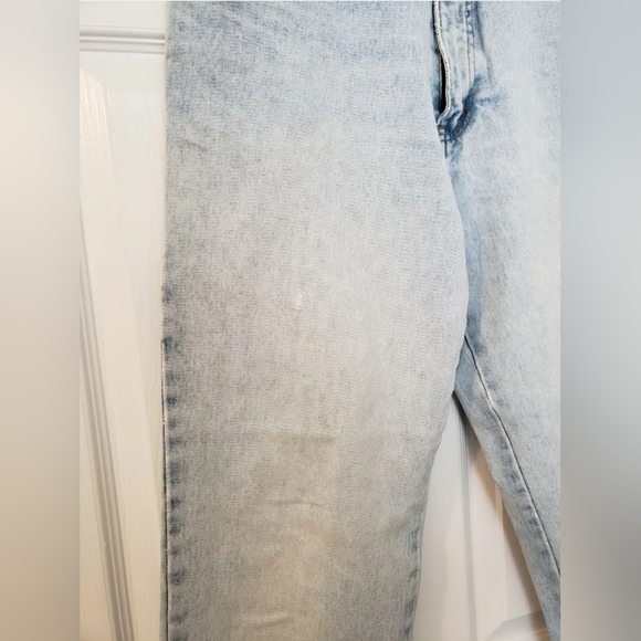 💪VINTAGE BRITCHES GREAT OUTDOORS BLUE JEANS MEN'S SIZE 31 x 31 FADED DISTRESSED - Picture 5 of 12